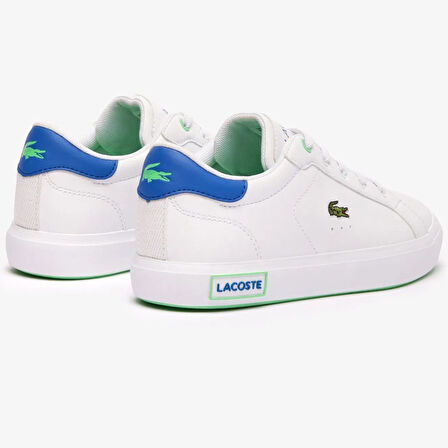 Lacoste Powercourt Unisex White Sneaker Unisex Günlük Spor Ayakkabı Beyaz 