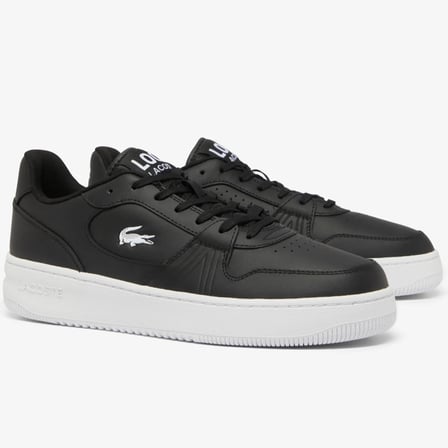 Lacoste L001 Set Hakiki Deri Erkek Siyah Sneaker