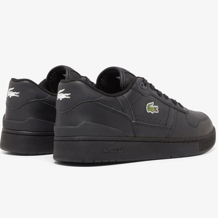 Lacoste T-Clip Set  224 02 Leather Mens Sneaker Hakiki Deri Erkek Günlük Spor Ayakkabı Siyah