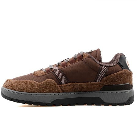 Lacoste Mens T-Clip Winter Cordura 224 1 SMA  Sneaker Günlük Spor Ayakkabı Kahverengi