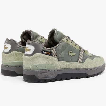 Lacoste Mens T-Clip Winter Cordura 224 1 SMA  Sneaker Günlük Spor Ayakkabı Haki
