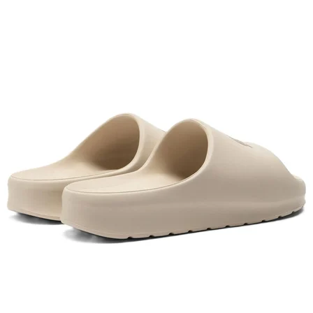 Lacoste Serve Slide 2.0 Unisex Terlik Krem