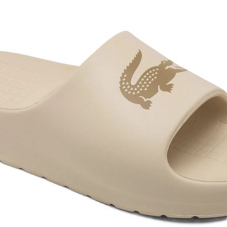 Lacoste Serve Slide 2.0 Unisex Terlik Krem