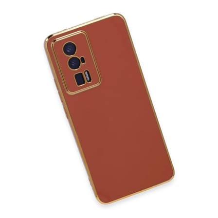 Xiaomi Poco F5 Pro Kılıf Volet Silikon - Kırmızı