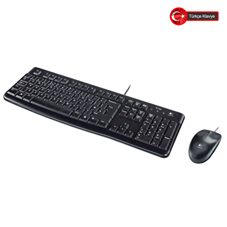 LOGITECH MK120 USB Kablolu Klvye+Mouse 920-002560