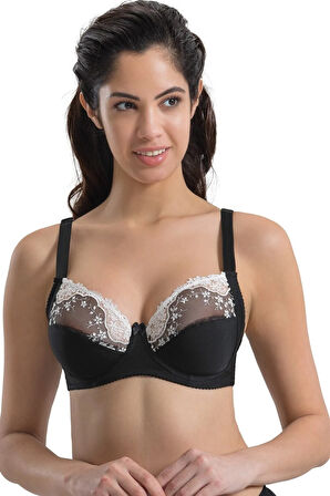 Kadın Beyaz Toparlayıcı Dantelli Südyen