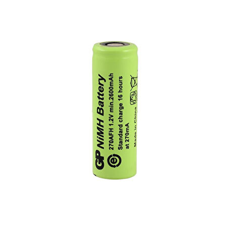 GP 270AFH 1.2V 2700 mAh AF Size Ni-Mh Pil