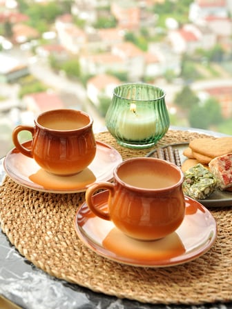 Sipahi Kahverengi 2 Kişilik Kahve Fincanı 150 Ml.