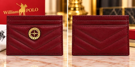 WİLLİAMPOLO Anka Hakiki Deri Unisex Kartlık-İnce Tasarım 
