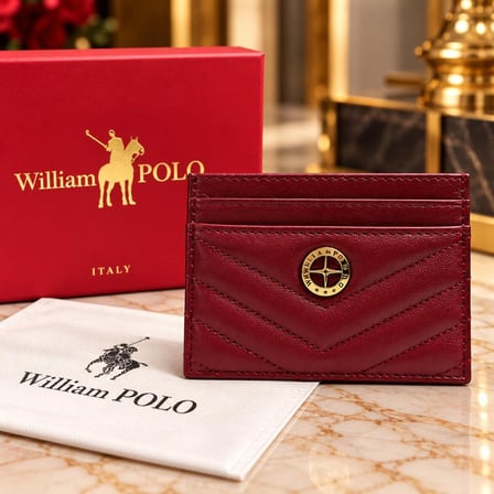 WİLLİAMPOLO Anka Hakiki Deri Unisex Kartlık-İnce Tasarım 