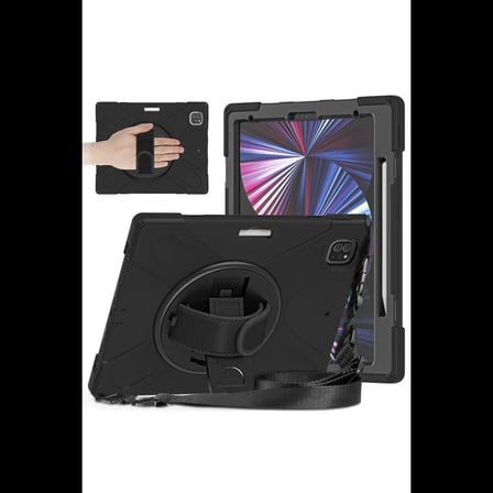 Apple iPad Pro 12.9 (2020) Kılıf Amazing Tablet Kapak - Siyah