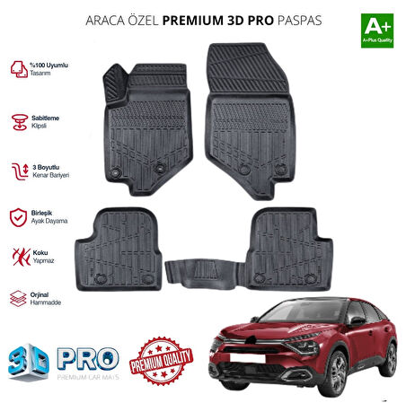 CİTROEN C4 3D ARACA ÖZEL 3D PASPAS 2022 2023 2024 2025
