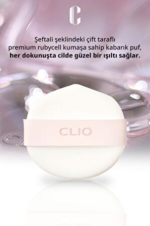 Hassas Uygulama Sağlayan Makyaj Pufu Clio Kill Cover High-Glow Cushion Puff