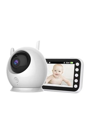 Evimdeyokyok Bebek Telsizi Beyaz 4.3 İnç 1280x720px Bebek Kamerası