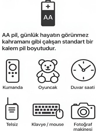 Type-c Şarjlı 2800mwh 1.5v Şarj Edilebilir 2’li Aa5 Kalın Pil - Lityum Iyon Batarya