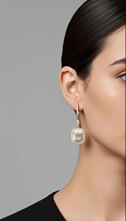 1.33 CT. Star Pırlanta Küpe