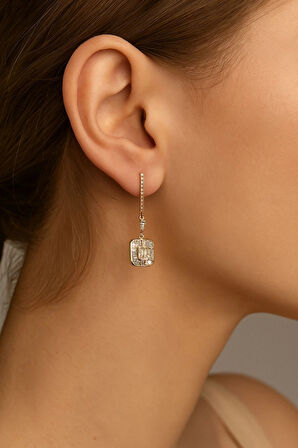 1.33 CT. Star Pırlanta Küpe