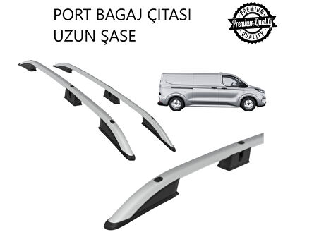 TRANSİT CUSTOM VAN UZUN ŞASE 2025 2026 2027 PORTBAGAJ TAVAN ÇITASI GRİ
