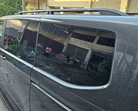 TRANSİT CUSTOM VAN UZUN ŞASE 2025 2026 2027 PORTBAGAJ TAVAN ÇITASI SİYAH