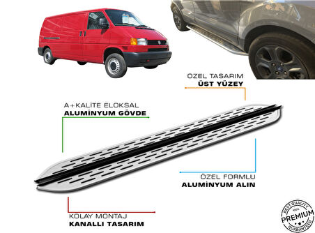 T4 TRANSPORTER UZUN ŞASE  ARACA ÖZEL PRV1 YAN BASAMAK 1995 1996 1997 1998 1999 2000 2001 2002 2003