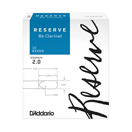 D'addario Woodwinds Reserve Dcr1020 Sib Klarnet Kamışı No:2