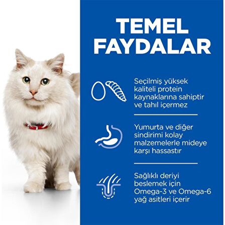 Hill's Hypo-Allergenic Yumurta ve Böcek Proteinli 7 kg Yetişkin Kedi Maması
