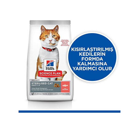 Hill's Science Plan Somonlu Kısırlaştırılmış Yetişkin Kedi Maması 10 KG
