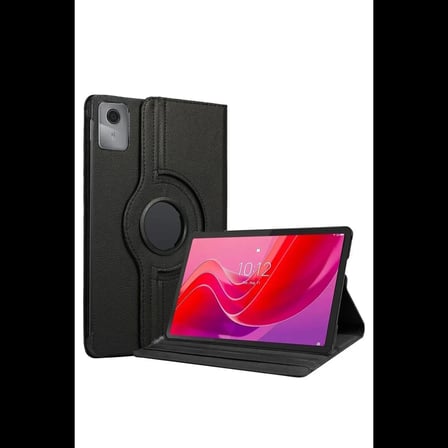 Lenovo Tab M11 TB330FU 360 Tablet Deri Kılıf - Siyah