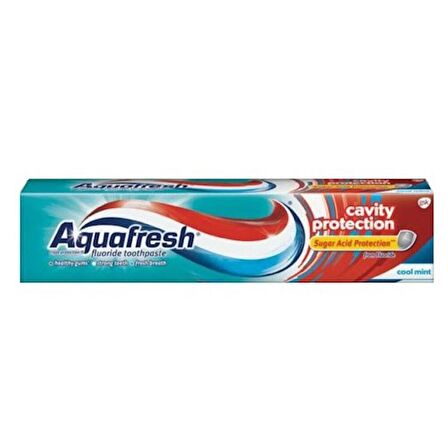 Aquafresh Cavity Protection Cool Mint Fluoride Toothpaste 158.8g 