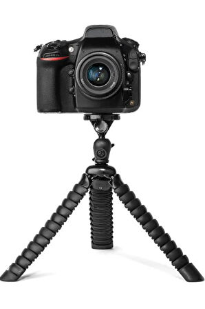 Telefon Kamera Aksiyon Kamera Için Su Terazili Yarı Profesyonel Esnek Tripod Octopus