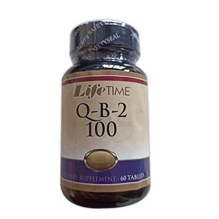 Life Time Q-B-2 Vitamin B2 100 MG 60 Tablet