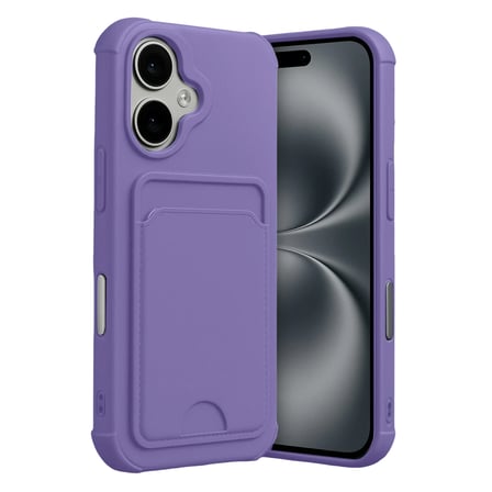 Apple iPhone 17 Kelvin Kartvizitli Silikon - Lila