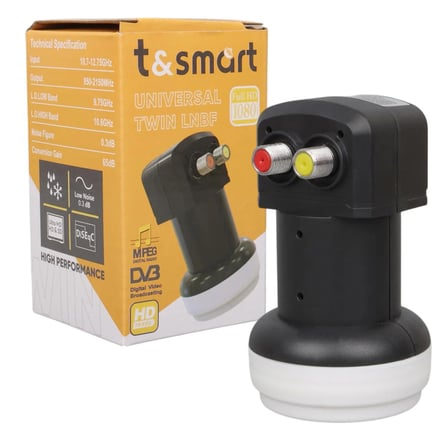 T&SMART ULTRA HD 4K UNIVERSAL TWIN ÇİFTLİ LNB 0.1DB