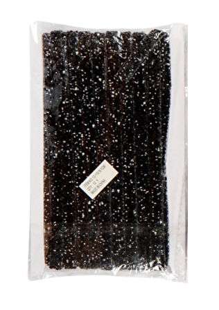 Silikon Yapışkanlı Taş Siyah 1 Metre 1 cm 1 metre