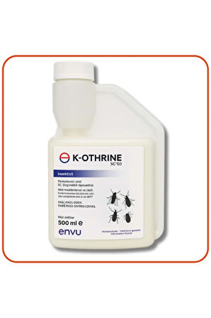 Bayer 500 ml K-othrine Sc 50 Kokusuz Bit Pire Hamamböceği Kene Tahtakurusu Ilacı 