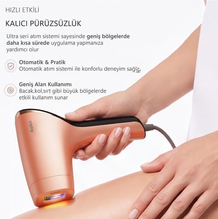 Robx A05 Ipl 3 Milyon Atım Akıllı Cilt Tanıma Ultra Seri Atım 3 Başlık Bay&Kadın Cihazı