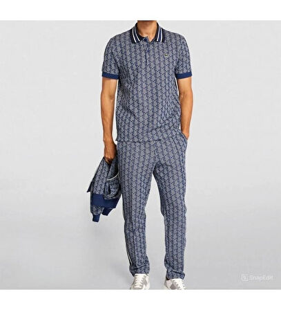 Erkek Regular Fit Monogram Eşofman Takımı
