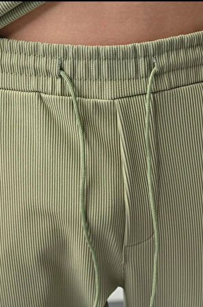 marrakech Erkek Fermuar Paça Detaylı Fitilli Jogger