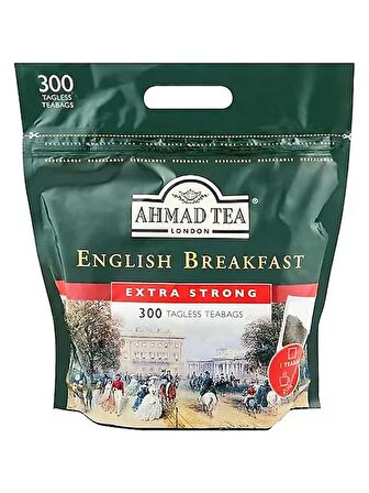 Ahmad Tea English Breakfast Extra Strong Poşet Çay 300'lü