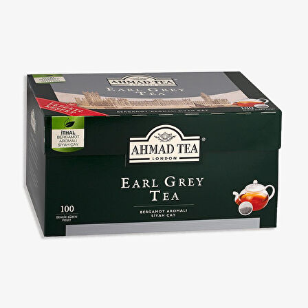 Ahmad Tea Earl Grey Tea Demlik Poşet Çay 100’lü 320 g