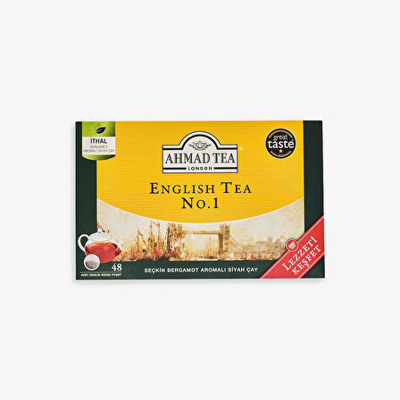 Ahmad Tea English Tea No.1 Demlik Poşet Çay 48’li 153 g