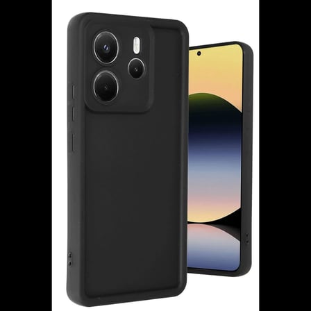 Xiaomi Redmi Note 14 4G Kılıf Viera Silikon - Siyah