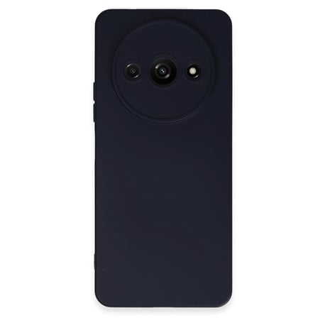 Xiaomi Redmi A3 4G Kılıf Nano içi Kadife Silikon - Lacivert
