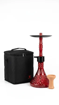 Nargile Takımı Taşıma Çantalı Orta Boy Kilitli Sistem Tam Set  ( Çantalı Nargile Seti ) 