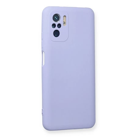 Xiaomi Redmi Note 10 Kılıf Nano içi Kadife Silikon - Lila