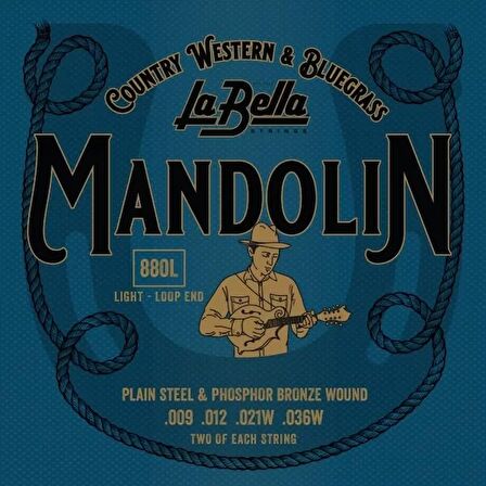 La Bella 880l Mandolin Teli