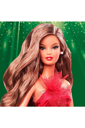 Barbie 2022 Mutlu Yıllar Bebeği Hby05 Kumral Oyuncak Yılbaşı Barbie Bebeği 2023 Yılbaşı Barbie