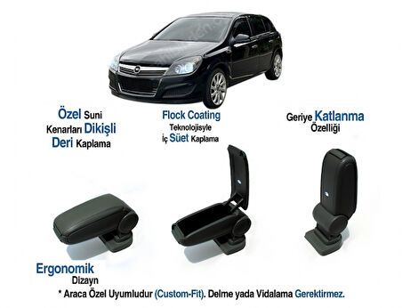 OPEL ASTRA H ARACA ÖZEL KOL DAYAMA VİDASIZ KOLÇAK 2004 2005 2006 2007