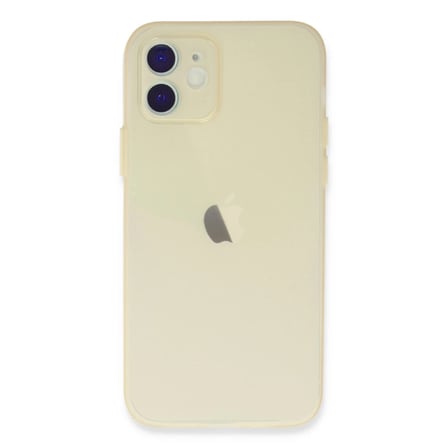 Apple iPhone 12 Kılıf Puma Silikon - Gold