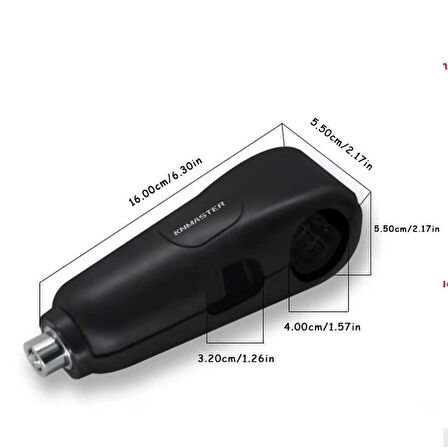 Knmaster Alarmlı Motosiklet Elcik Manet Fren Kilidi-Kırmızı
